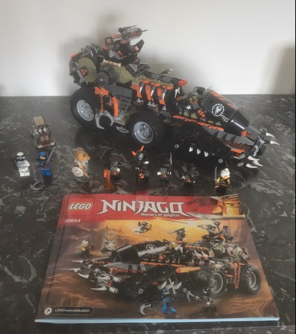 LEGO Ninjago 70654 Dieselnaut - Zo goed als nieuw, Ophalen of Verzenden, Zo goed als nieuw, Overige merken