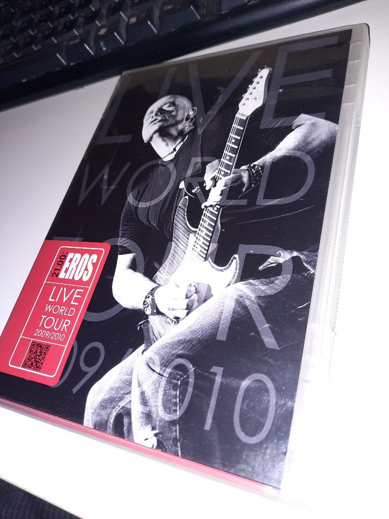 EDVD ros Ramazzotti – 21.00: Eros Live World Tour 2009/2010, Alle leeftijden, Ophalen, Zo goed als nieuw