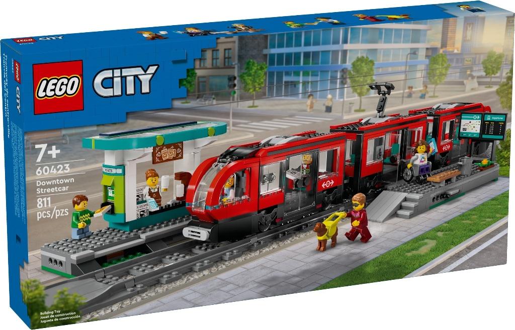 Lego City 60423 - Stadstram en station  * NIEUW *, Ophalen, City, Lego, Nieuw