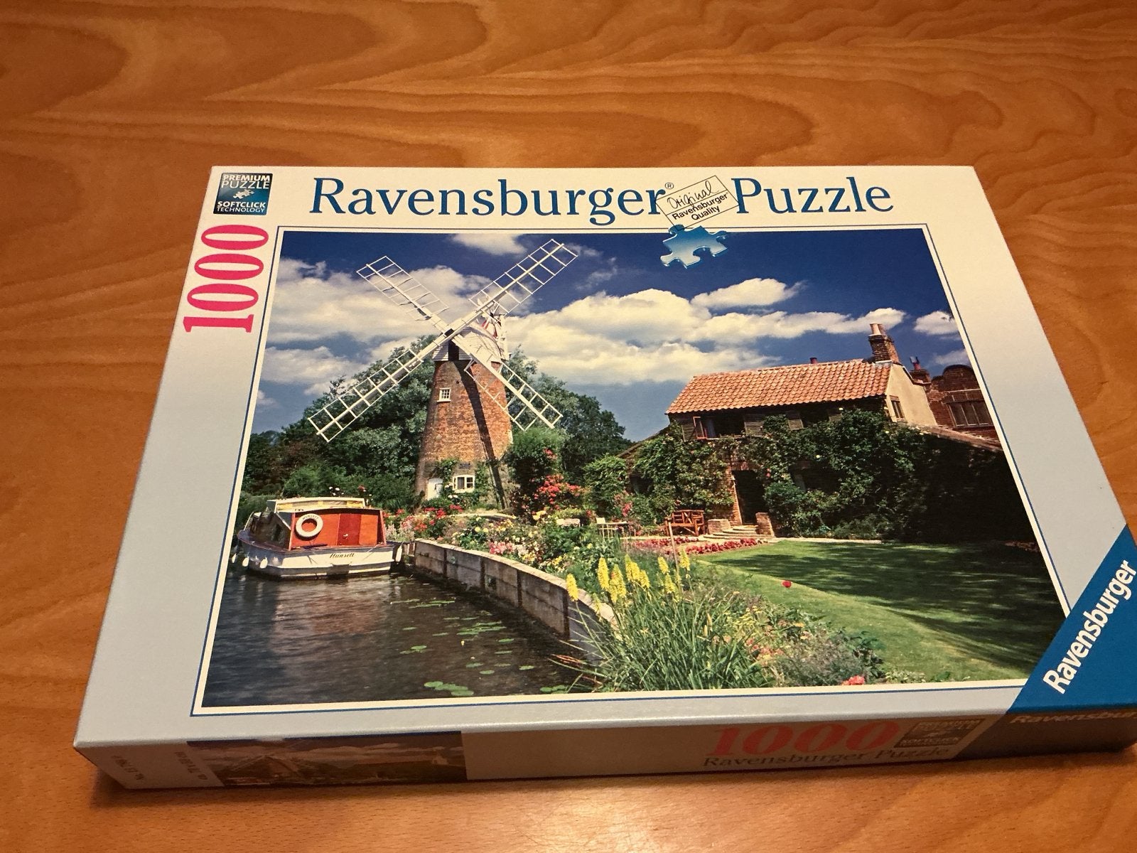 Ravensburger Legpuzzel 1000 stukjes - Windmolen, Ophalen, 500 t/m 1500 stukjes, Zo goed als nieuw, Legpuzzel