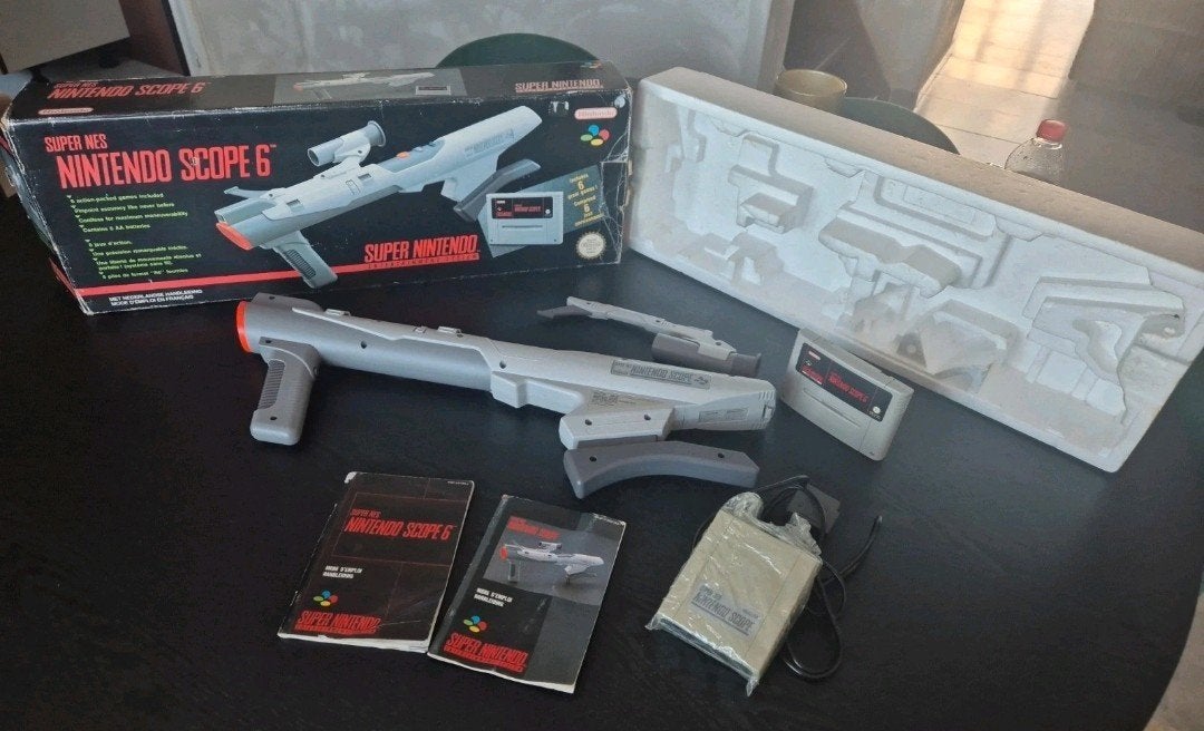 Super Nintendo Scope 6 - Complete met doos en handleiding, Spelcomputers en Games, Games | Nintendo Super NES, Gebruikt, Racen en Vliegen