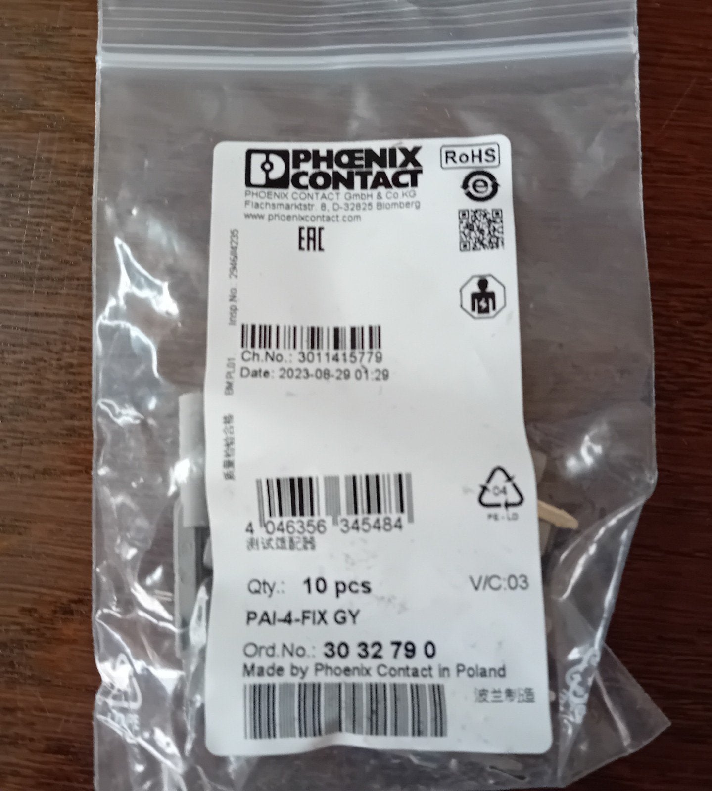 Phoenix Contact PAI-4-FIX GY-testadapter (10 stuks), Ophalen of Verzenden