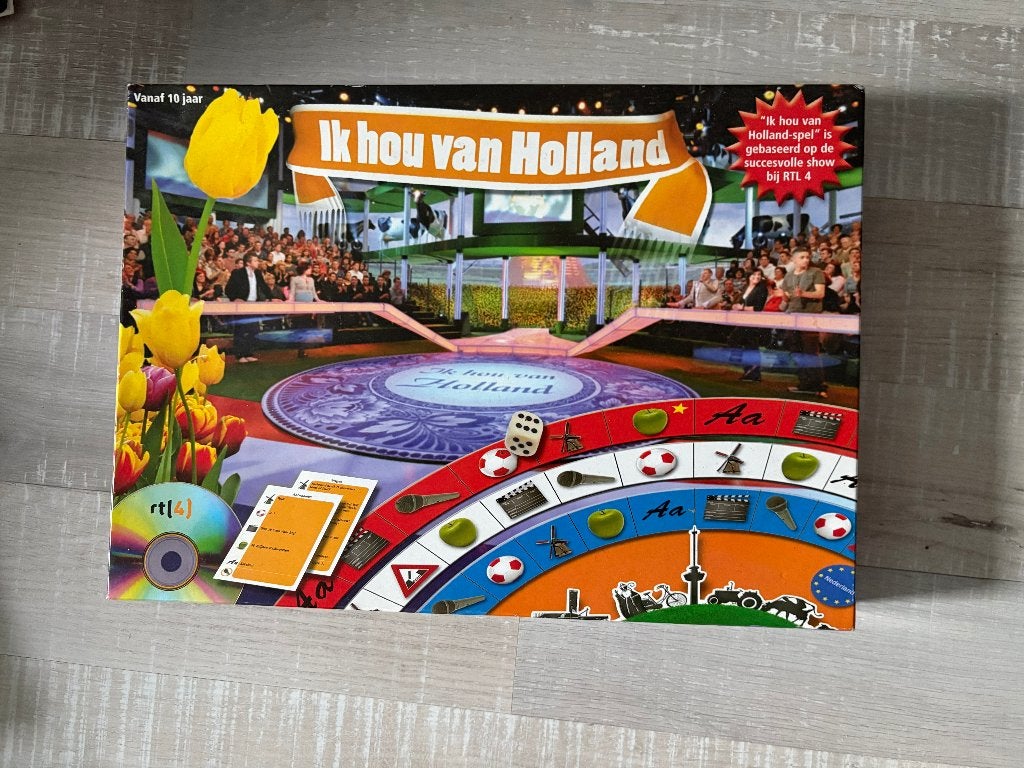 spelletje Ik hou van Holland, Drie of vier spelers, Ophalen of Verzenden, Zo goed als nieuw, RTL 4