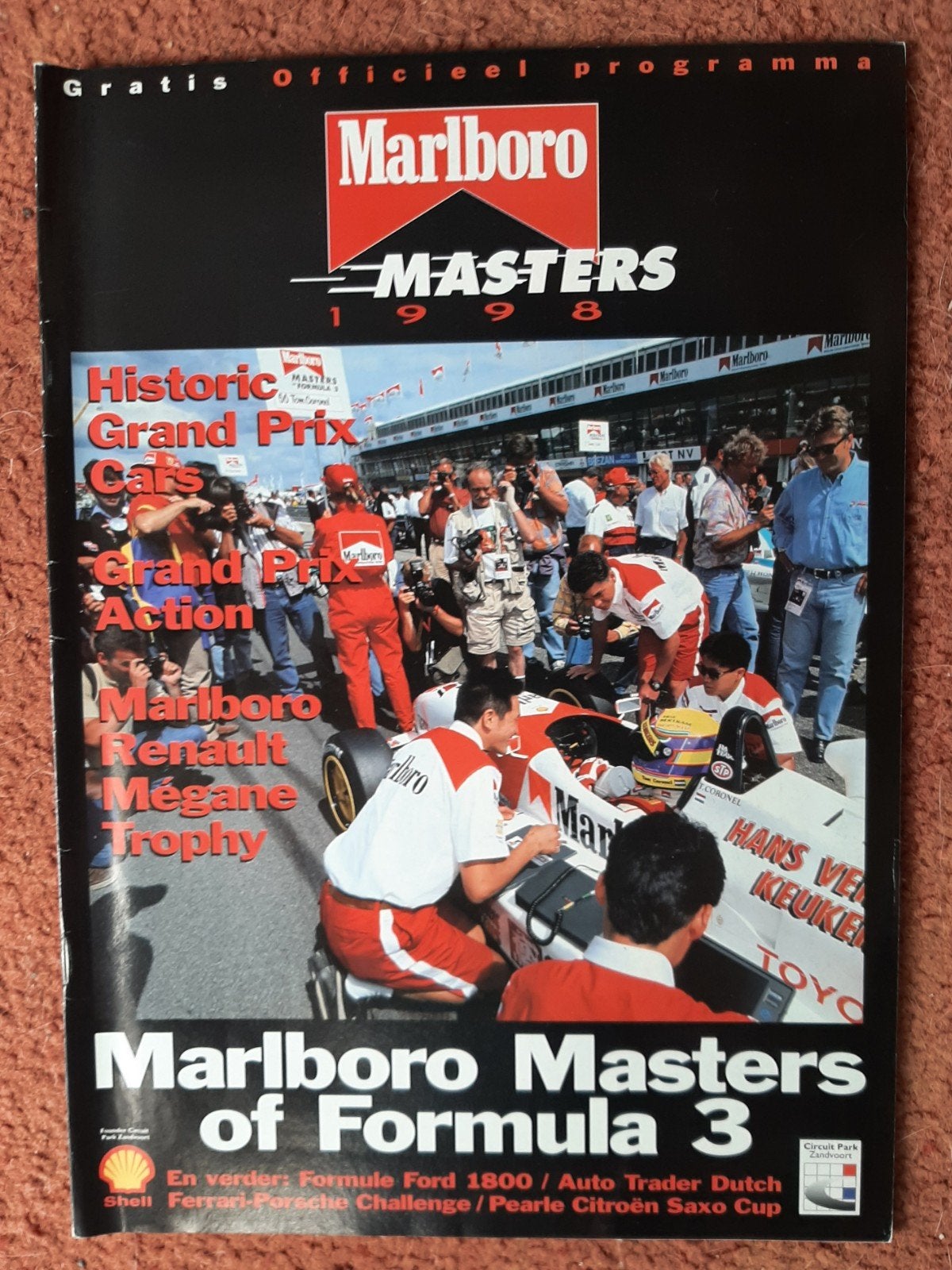 Marlboro Masters 1998 Officieel Programma, Ophalen of Verzenden, Gelezen, Algemeen, Onbekend