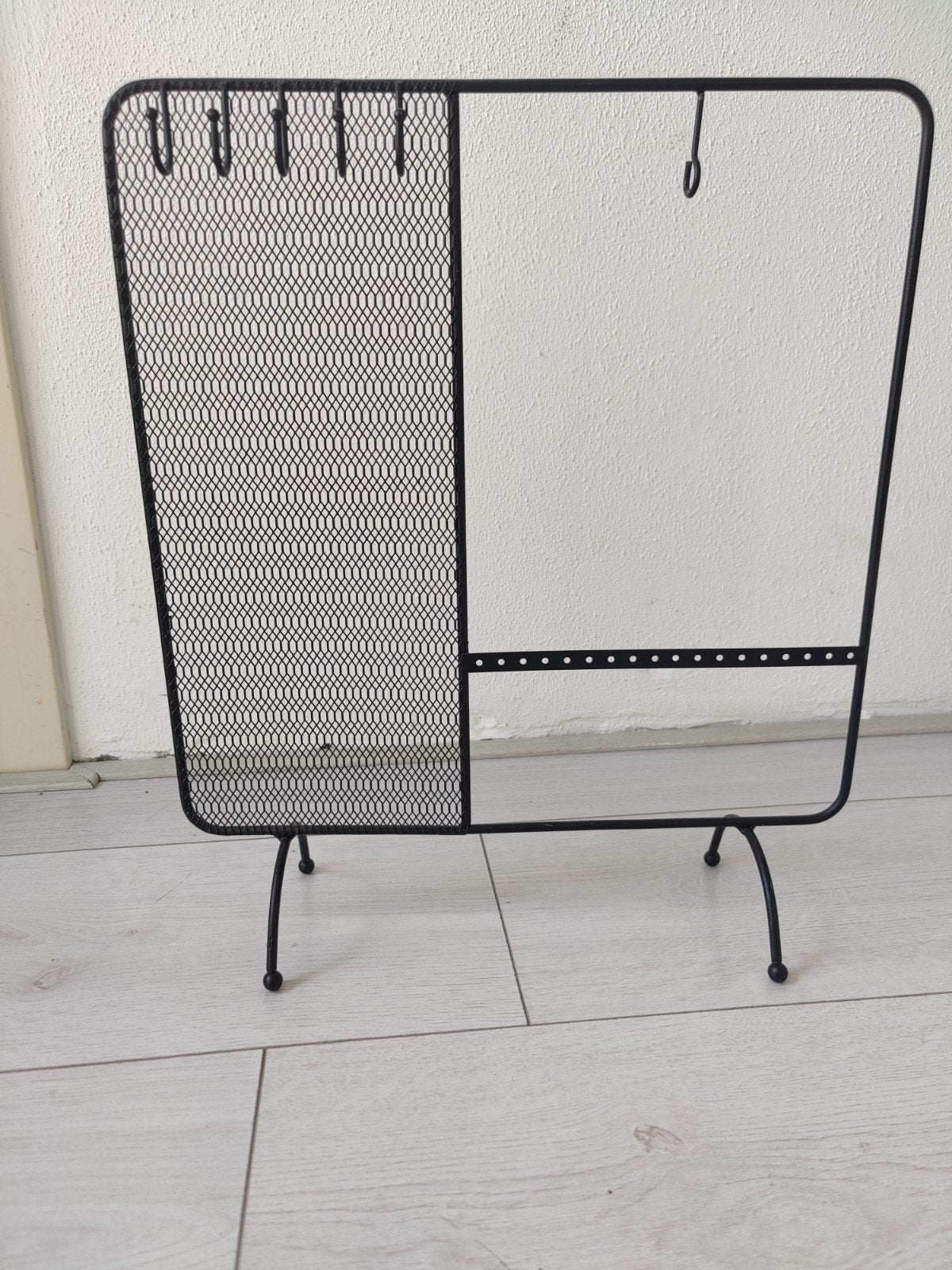 Zwarte metalen sieradenhouder / sieradenhanger, Ophalen of Verzenden, Zo goed als nieuw, Zwart, Metaal