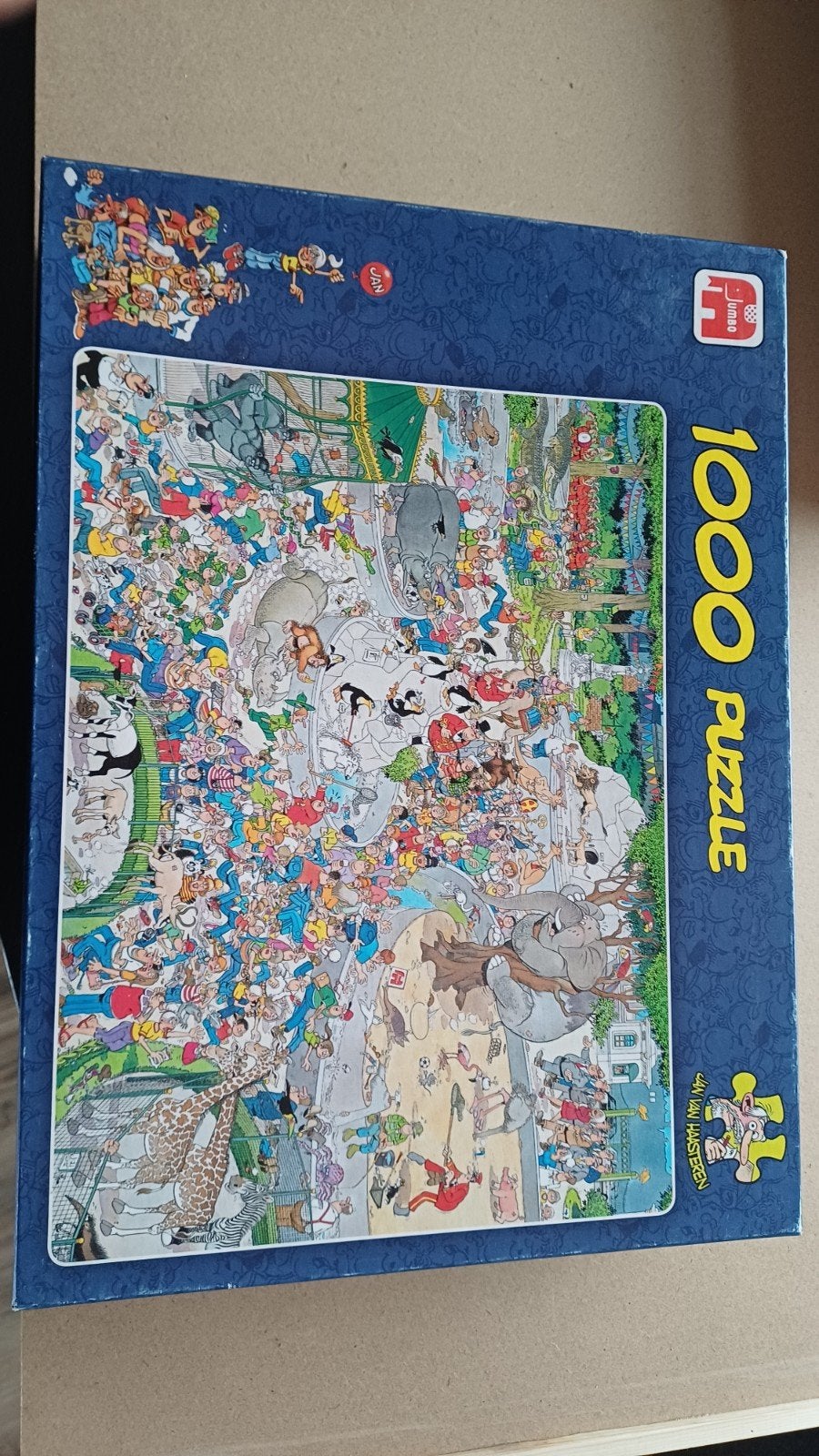 Jan van Haasteren 1000 stukjes puzzel - Dierenpark, Kinderen en Baby's, Speelgoed | Kinderpuzzels, Ophalen, Meer dan 50 stukjes
