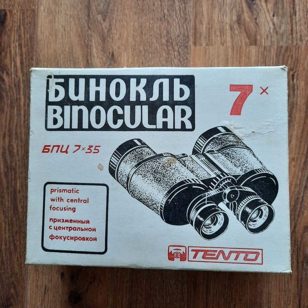Russische verrekijker  Tento, Minder dan 8x, Zo goed als nieuw, Nachtkijker, Porro (met knik)