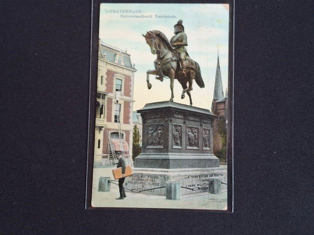 's-Gravenhage - Ruiterstandbeeld Maurits, Ophalen of Verzenden, Voor 1920, Gelopen, Zuid-Holland