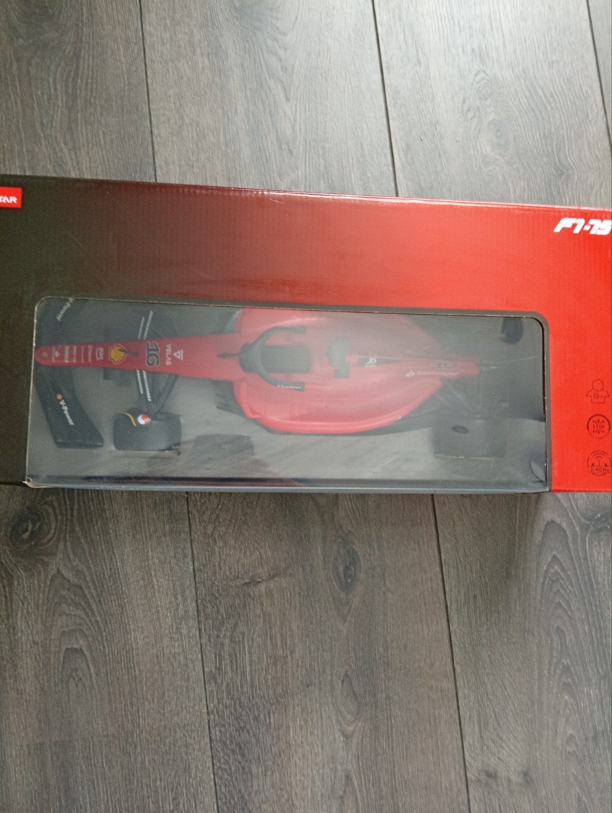Rastar Ferrari F1-75, Ophalen, Nieuw, Bburago