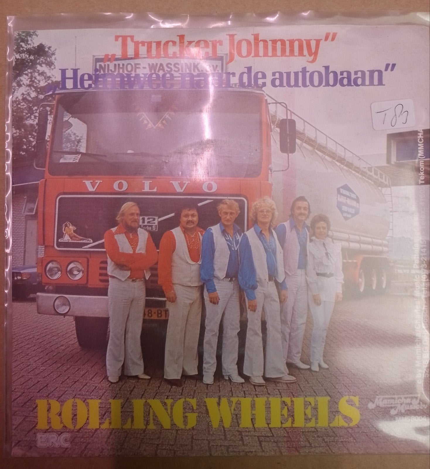 Rolling Wheels - Trucker Johnny, Ophalen of Verzenden, Gebruikt, 7 inch, Nederlandstalig