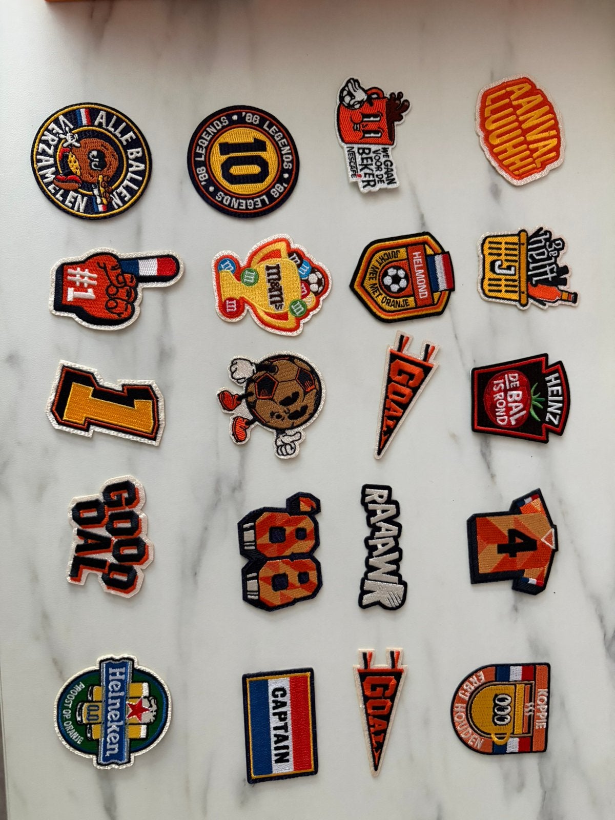 Verschillende juichjack emblemen, Ophalen of Verzenden, Nieuw, Overige onderwerpen, Speldje of Pin
