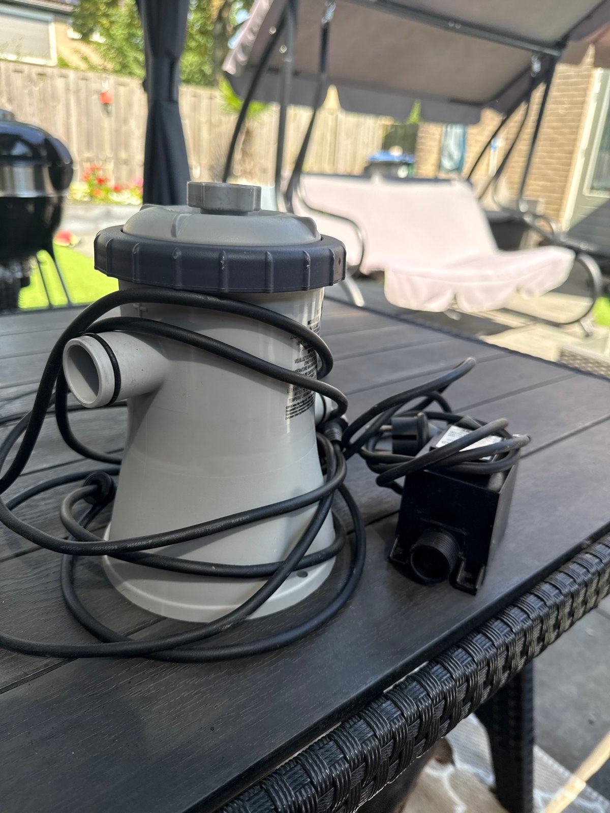 Intex Krystal Clear filterpomp 602G, Tuin en Terras, Zwembad-toebehoren, Ophalen, Gebruikt, Zwembadpomp