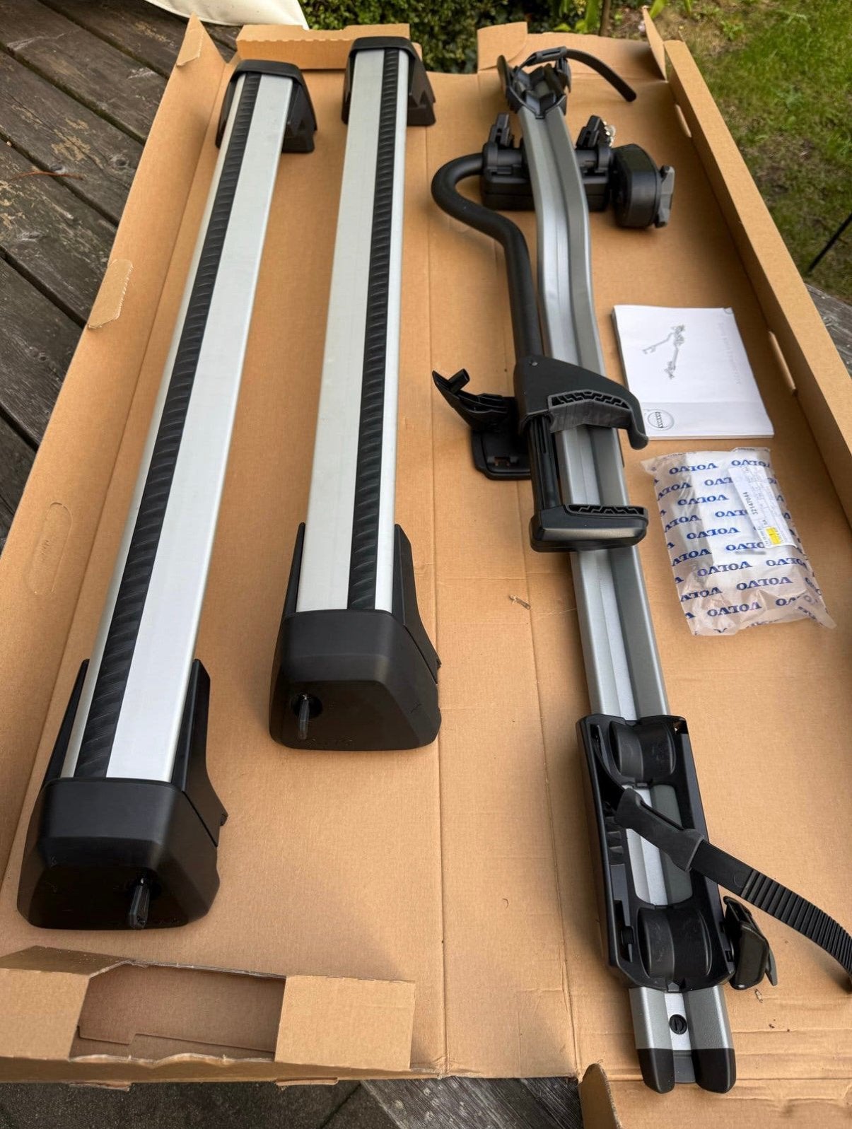 Originele Volvo Aluminium Fietsdrager Dakdrager - nieuw, Ophalen of Verzenden, Zo goed als nieuw