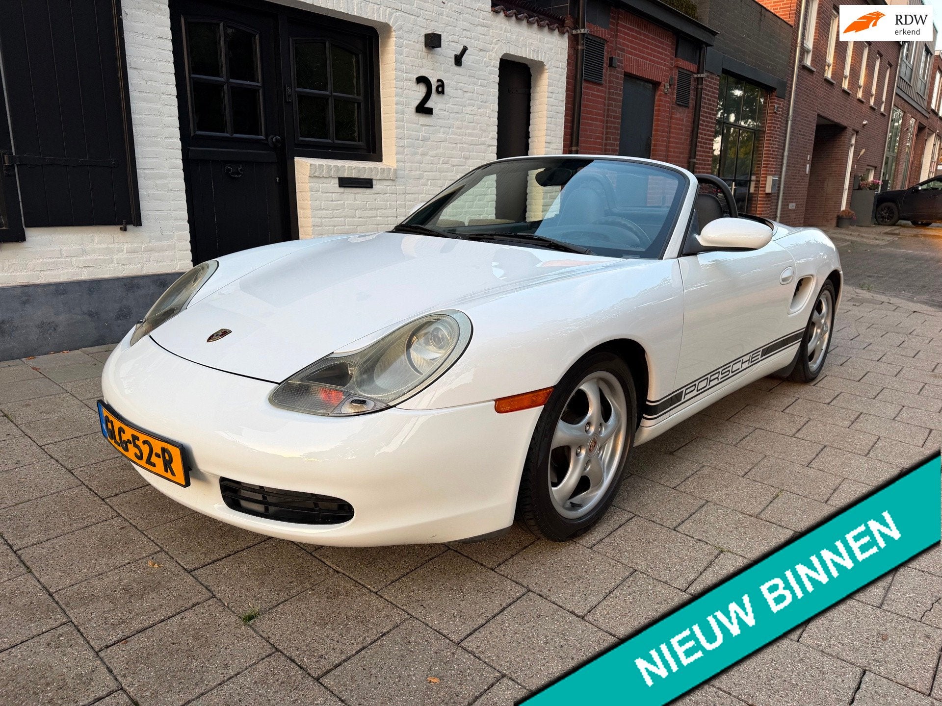 Porsche BOXSTER 2.5 AUTOMAAT, 111.061 Km, Nw Staat, Auto's, Achterwielaandrijving, Gebruikt, Zwart, Cabriolet