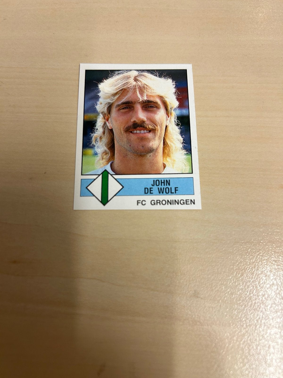 Panini Voetbal 87 Sticker John de Wolf FC Groningen, Ophalen of Verzenden, Zo goed als nieuw, Sport