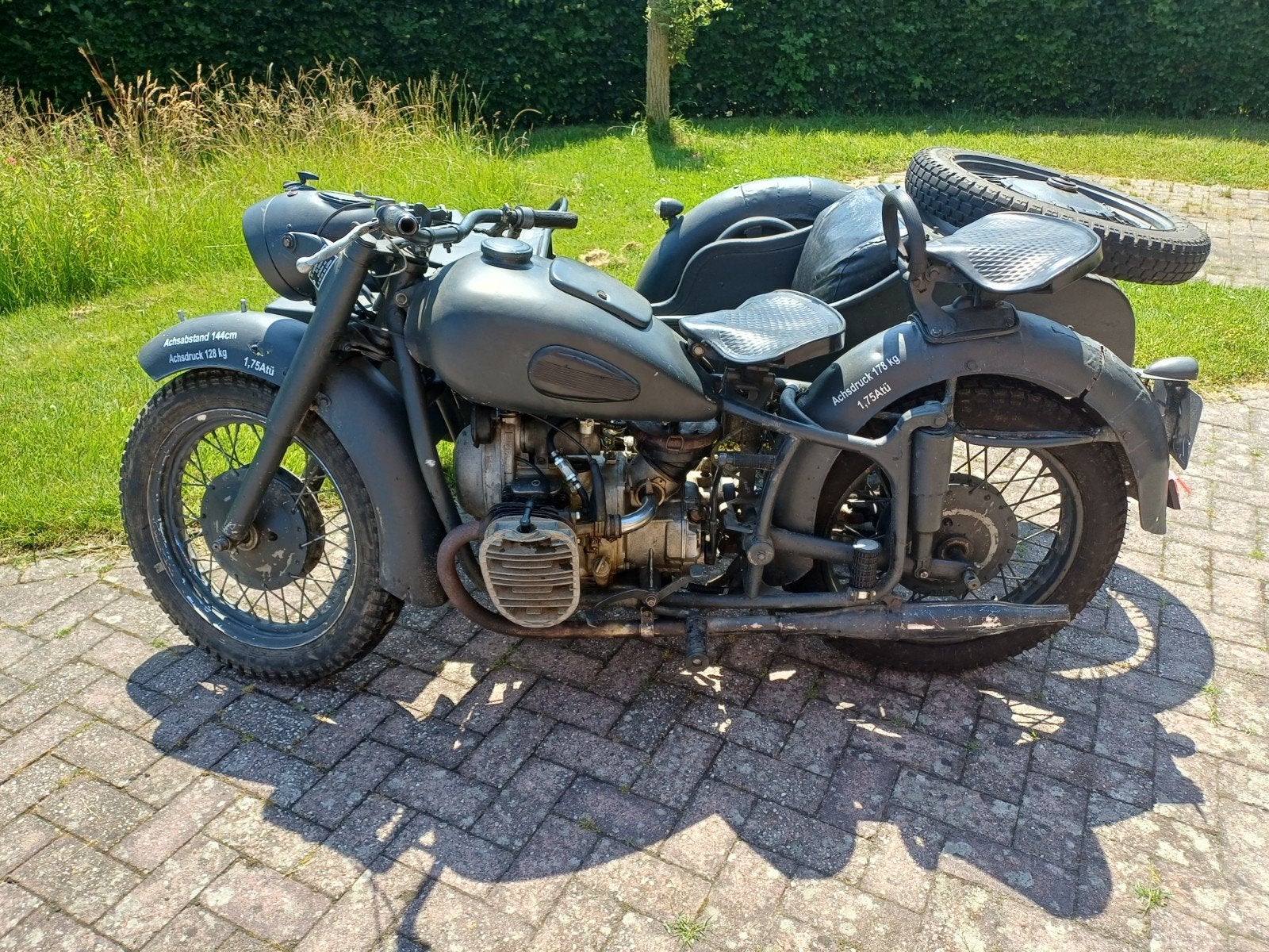 Ural zijspan, 750 cc, 2 cilinders, Occasion, Motorrijbewijs A