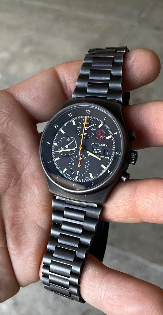 Orfina Porsche Design 7177, Overige merken, Staal, Gebruikt, Staal