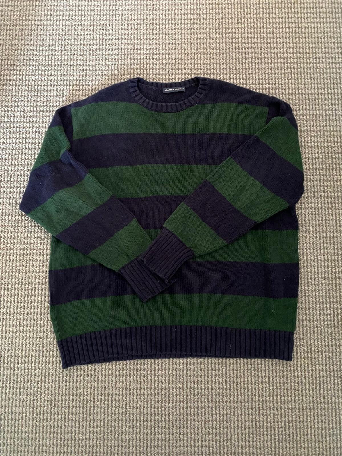 Brandy Melville Brianna Sweater gestreept - S/M (oversized), Maat 38/40 (M), Zo goed als nieuw, Brandy Melville, Verzenden