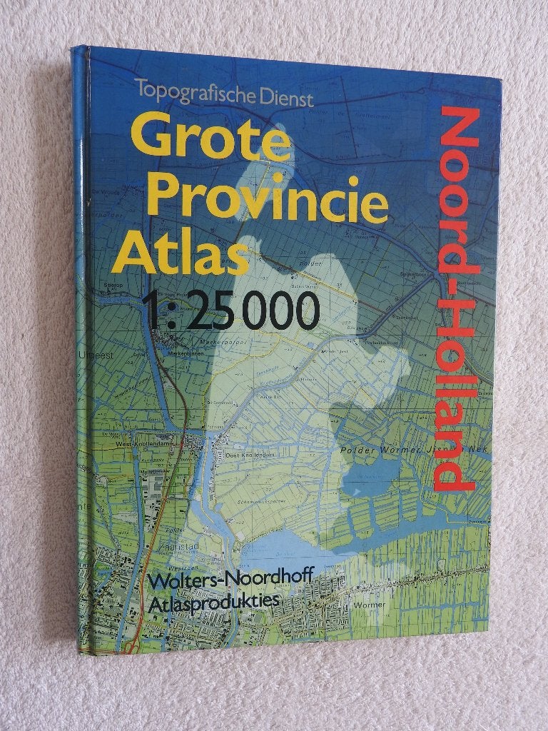 Grote Provincie Atlas 1 : 25000 - Noord-Holland, Boeken, Ophalen of Verzenden, 1800 tot 2000, Nederland, Landkaart