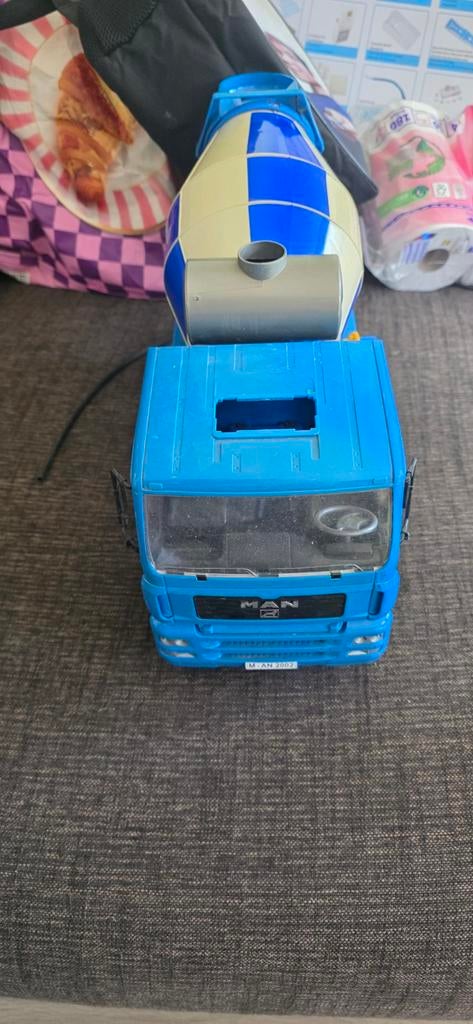 Bruder cement vrachtwagen, Kinderen en Baby's, Speelgoed | Speelgoedvoertuigen, Ophalen, Gebruikt