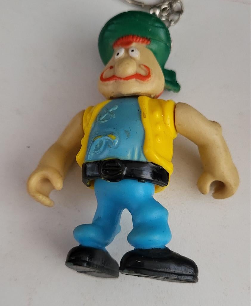 Vintage Sleutelhanger Figuurtje Piraat / Zeeman, Ophalen of Verzenden, Gebruikt, Knuffel of Figuurtje