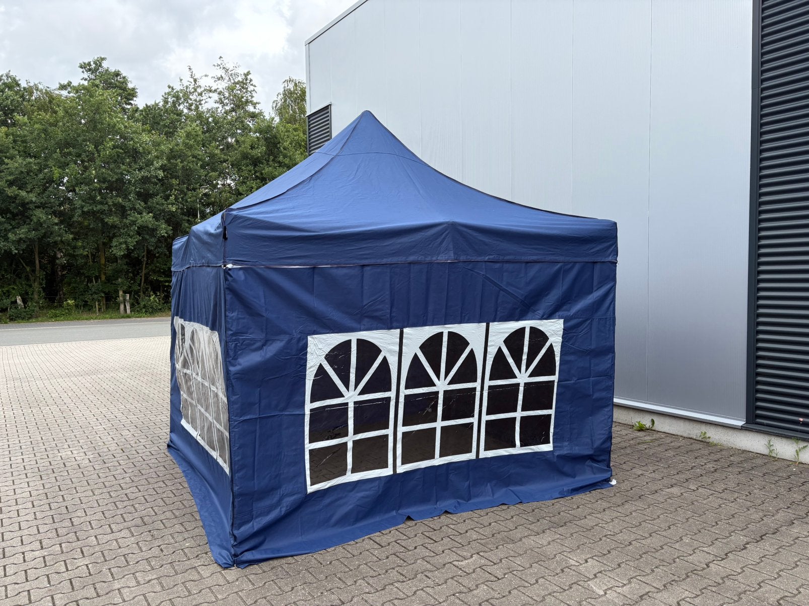 Mooie 3x3 partytent met 4 zijwanden, Ophalen, Zo goed als nieuw, Minder dan 5 meter