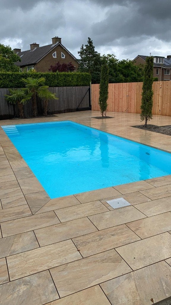 keramische tuin en terrastegels Pastelle Nuance 40x80x3 cm, Tuin en Terras, Ophalen of Verzenden, Nieuw, Keramiek, Terrastegels