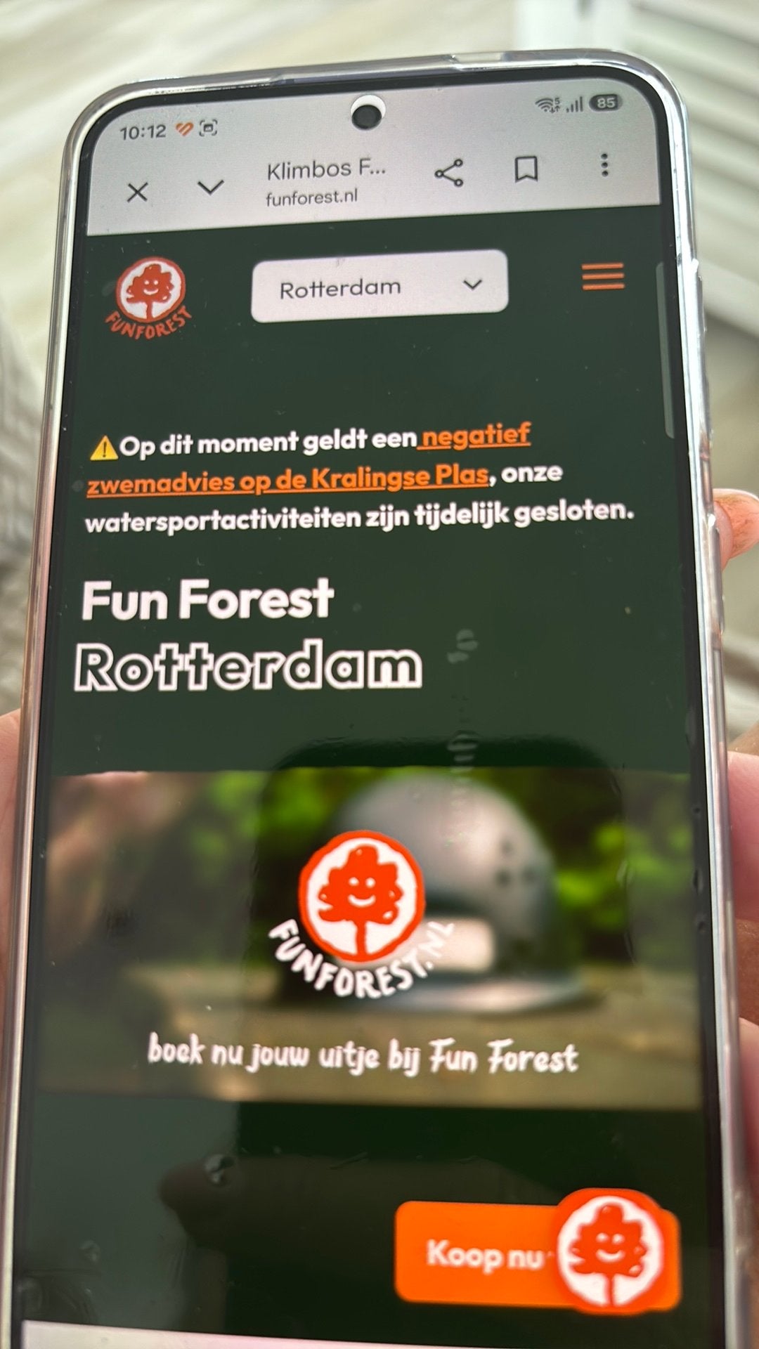 Fun Forest Klimbos Rotterdam, Twee personen