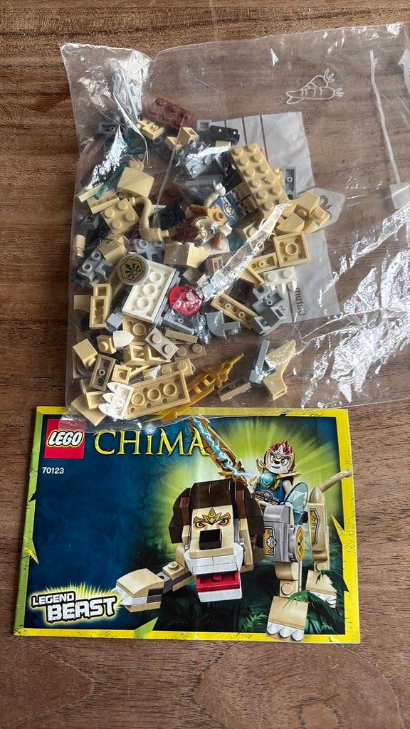 Lego Chima 70123 Legend Beast, Gebruikt, Overige thema's, Lego, Ophalen of Verzenden