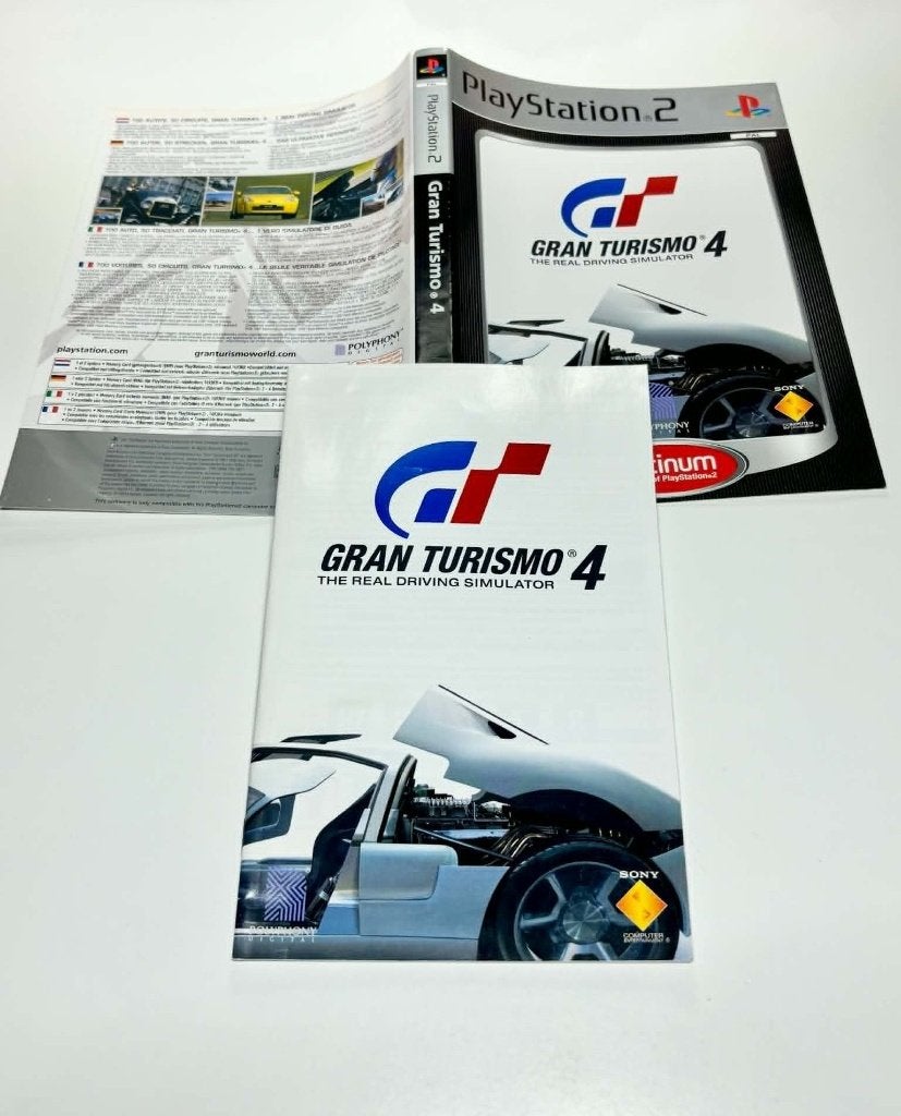 Gran Turismo 4 Boekje + Omslag PlayStation 2 Ps2, Gebruikt, Racen en Vliegen, 2 spelers, Ophalen of Verzenden