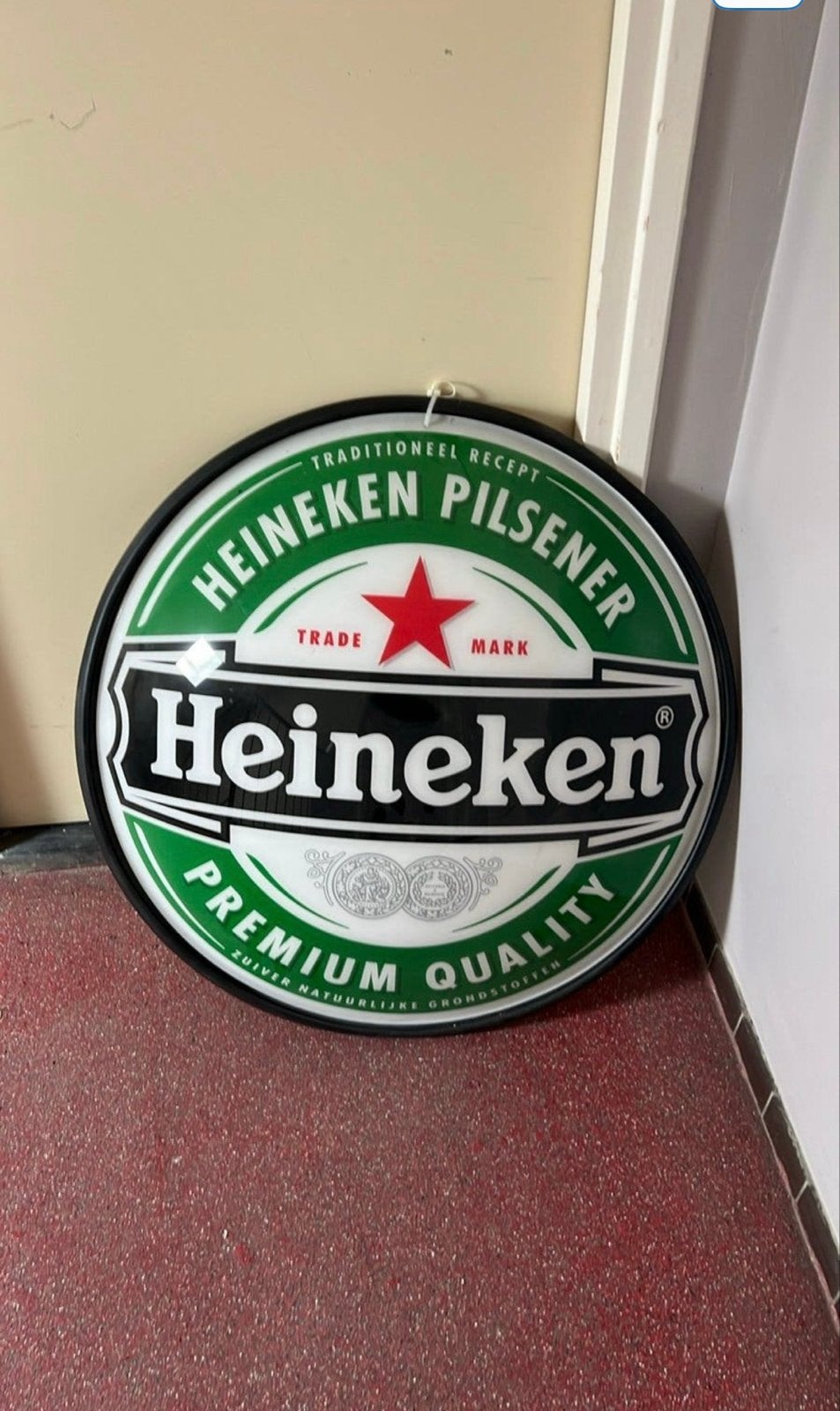 Heineken Pilsener Lichtbak - Premium Quality, Ophalen of Verzenden, Zo goed als nieuw, Lichtbak of (neon) lamp