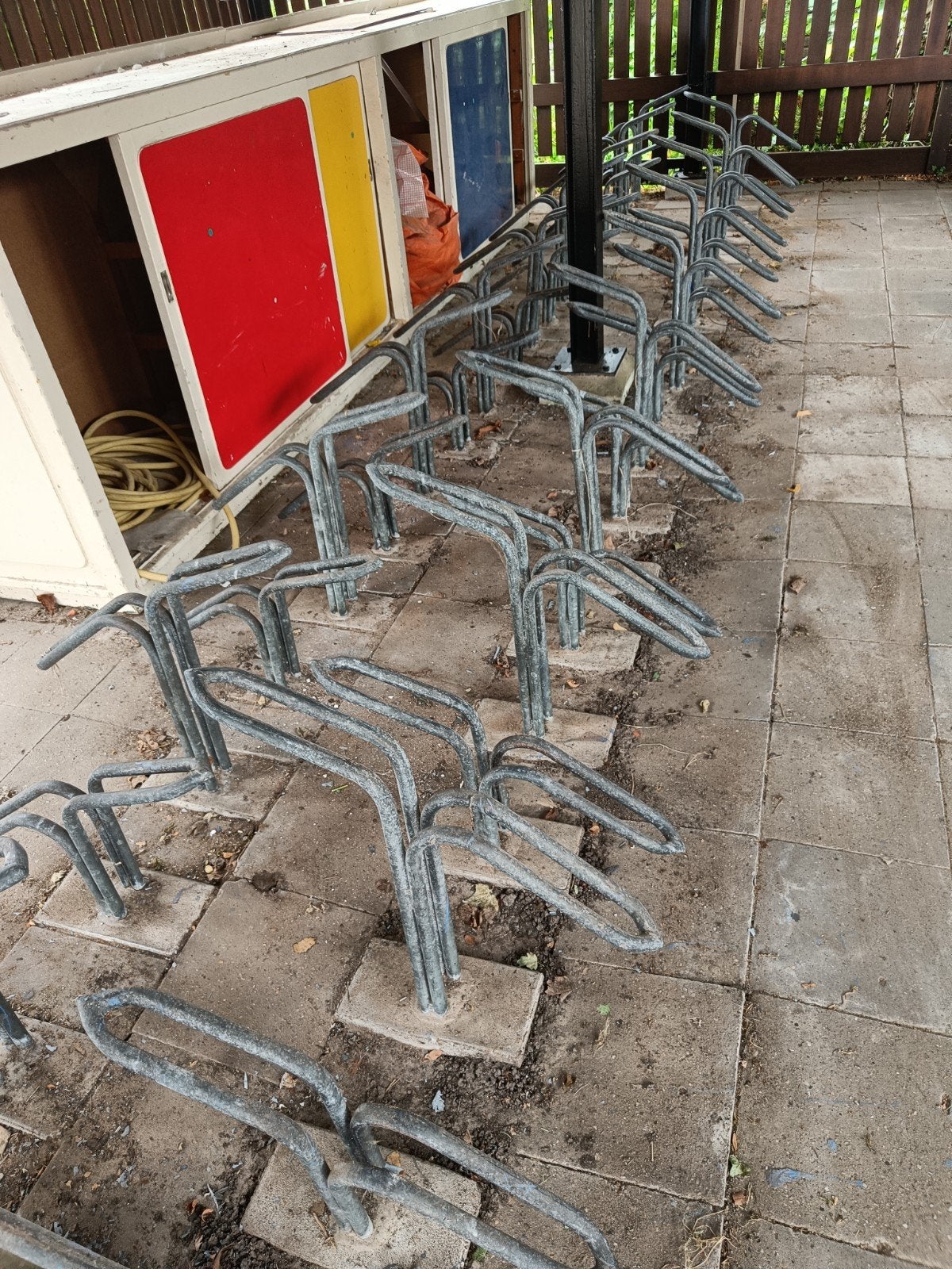 Gebruikte fietsenrekken fietsen nietjes, rekken, Ophalen, Gebruikt