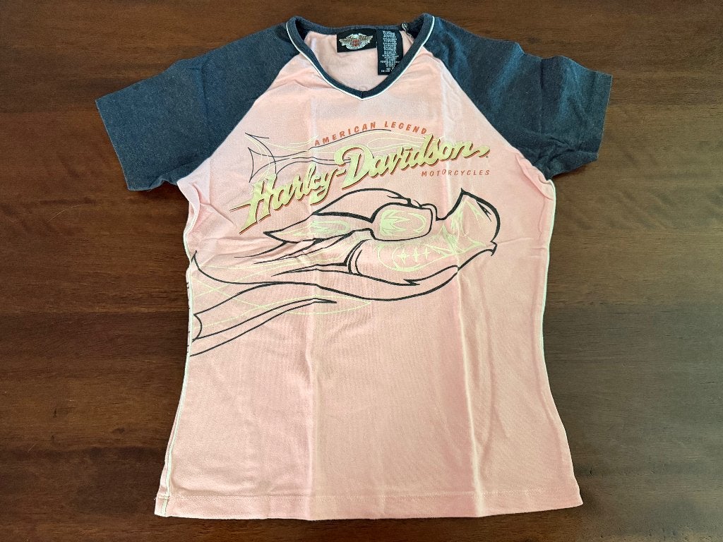 Dames Tshirt Harley, Motoren, Kleding | Motorkleding, Overige typen, Harley Davidson, Ophalen of Verzenden, Dames