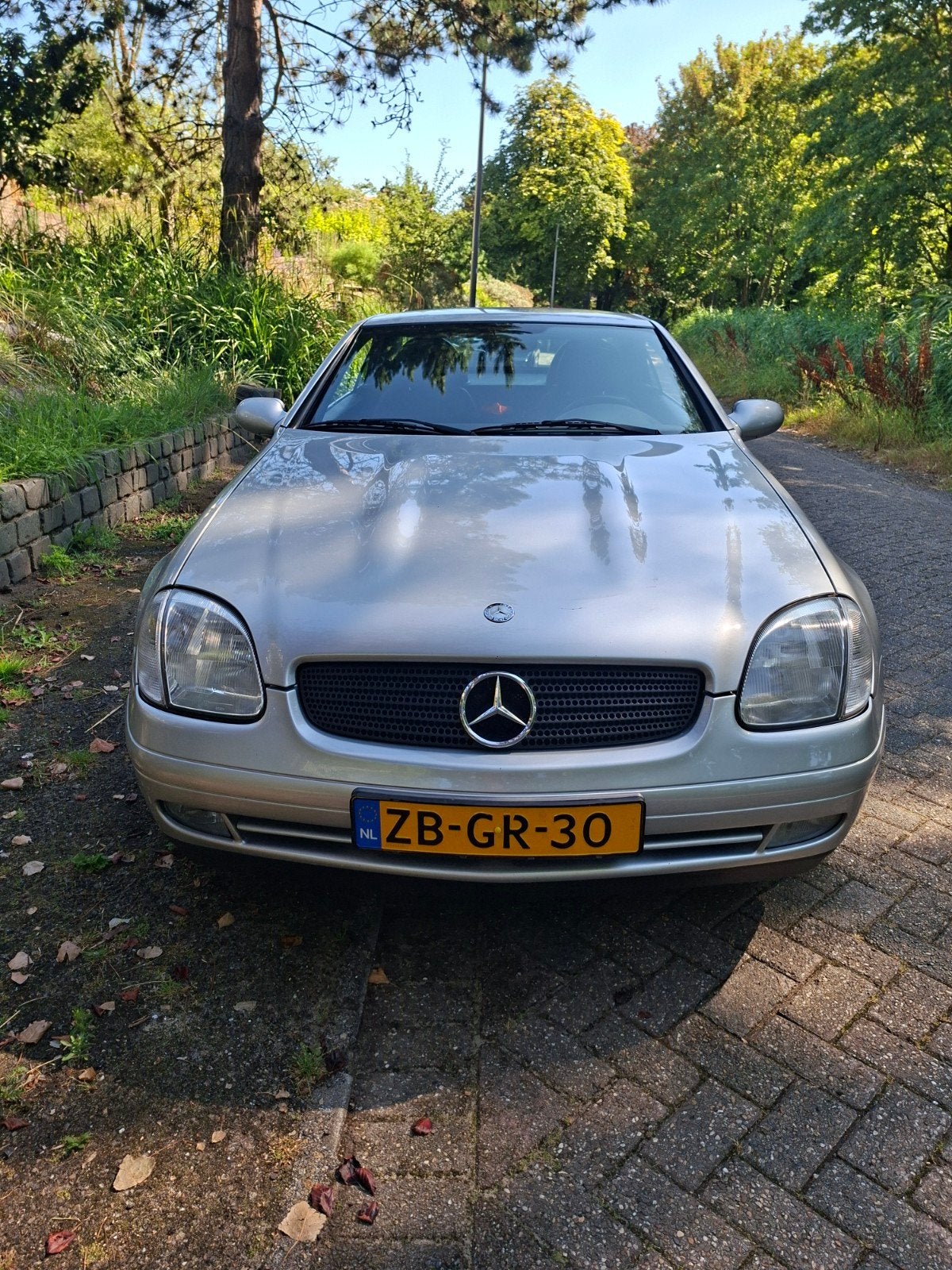 Mercedes SLK 200 uit '99 (1e eigenaar), Zwart, Cabriolet, Elektrische ramen, Handgeschakeld