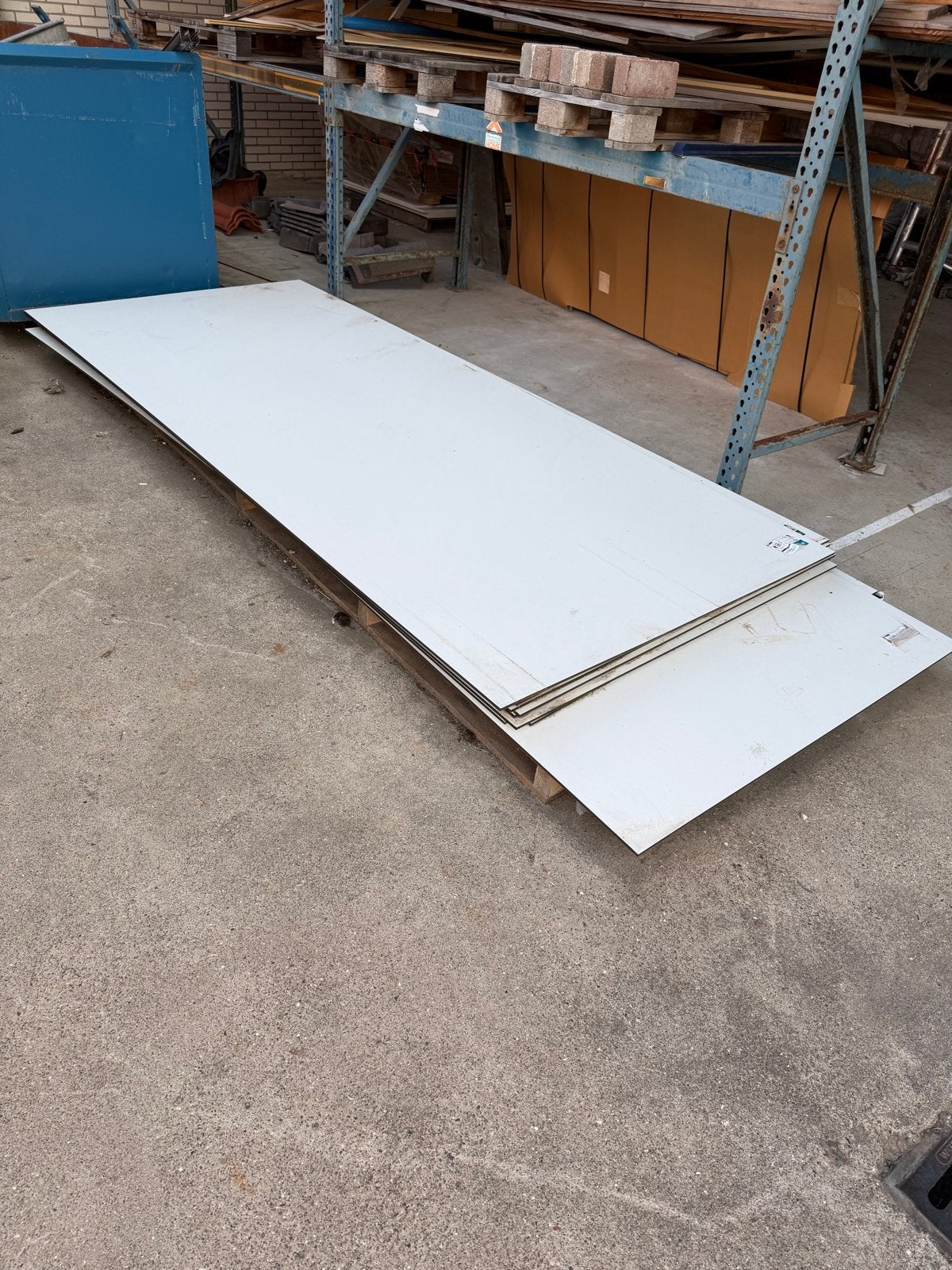 HPL platen 8mm RAL9010 3050x1300mm 8mm 11 stuks, Doe-het-zelf en Verbouw, Platen en Panelen, Ophalen, Nieuw, HPL, Minder dan 20 mm