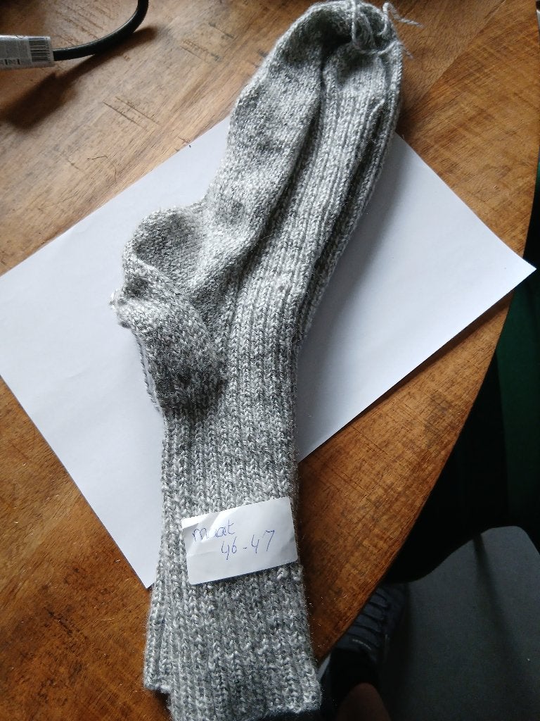 Gebreide sokken Maat 46-47, Kleding | Heren, Sokken en Kousen, Ophalen of Verzenden, Nieuw, Overige maten, Overige kleuren