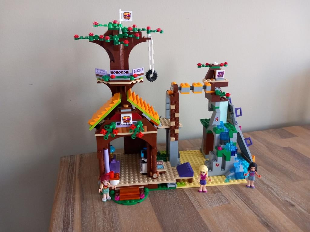 Lego friends set 41122, avonturenkamp boomhuis, Ophalen, Gebruikt, Lego, Friends