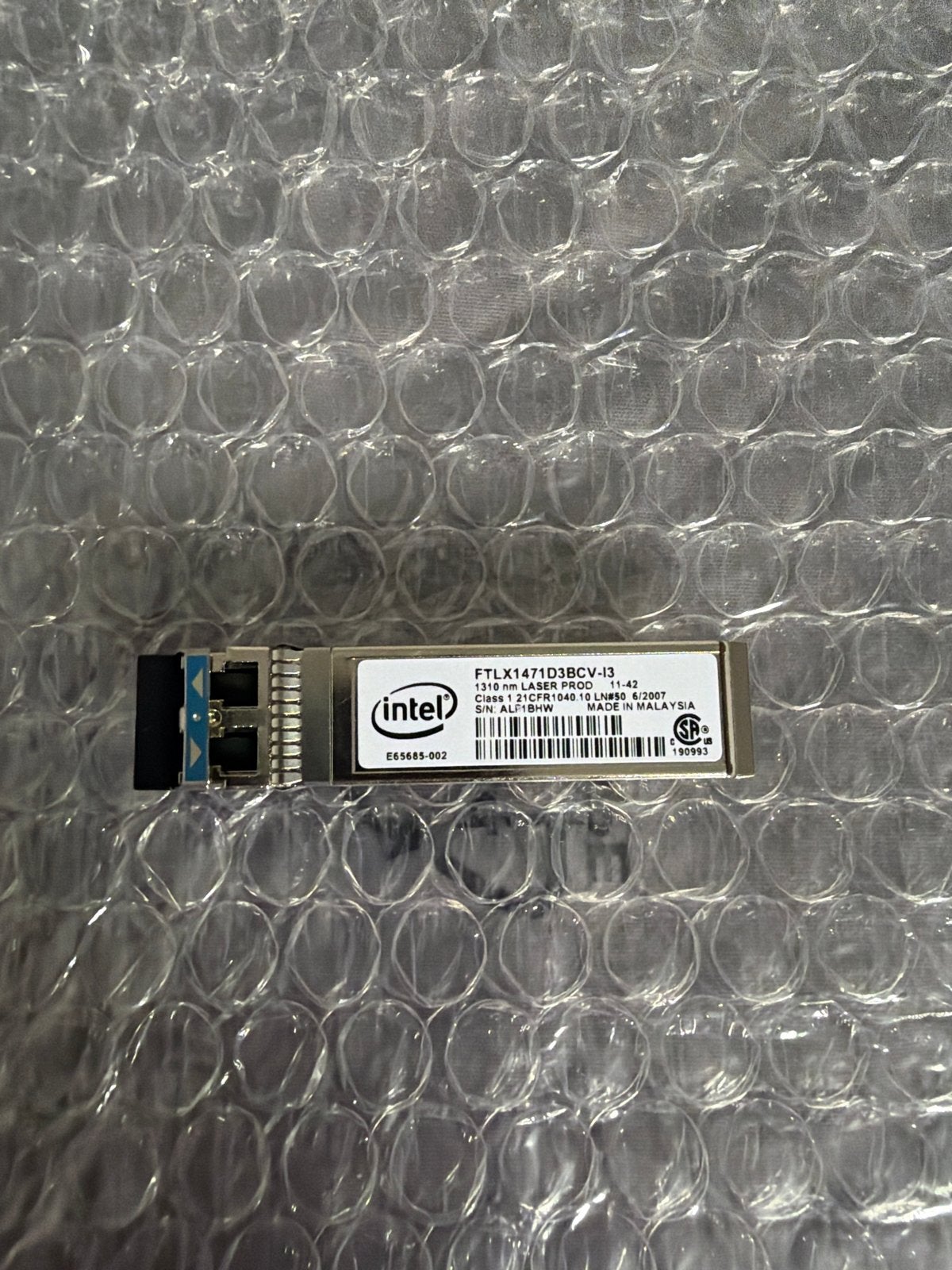 Intel FTLX1471D3BCV-I3 SFP+ Transceiver, Computers en Software, Verzenden, Nieuw, Intern