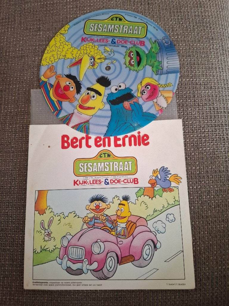 Bert en Ernie, Ophalen of Verzenden, Gebruikt, Overige formaten, Levenslied of Smartlap