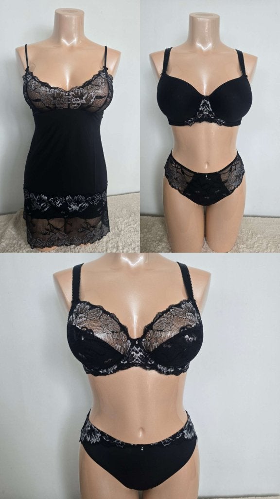 Nieuw fantasie bh 70d 80d 90d 70e 75e 90g 80h 85h, ., Zwart, Ophalen of Verzenden, BH