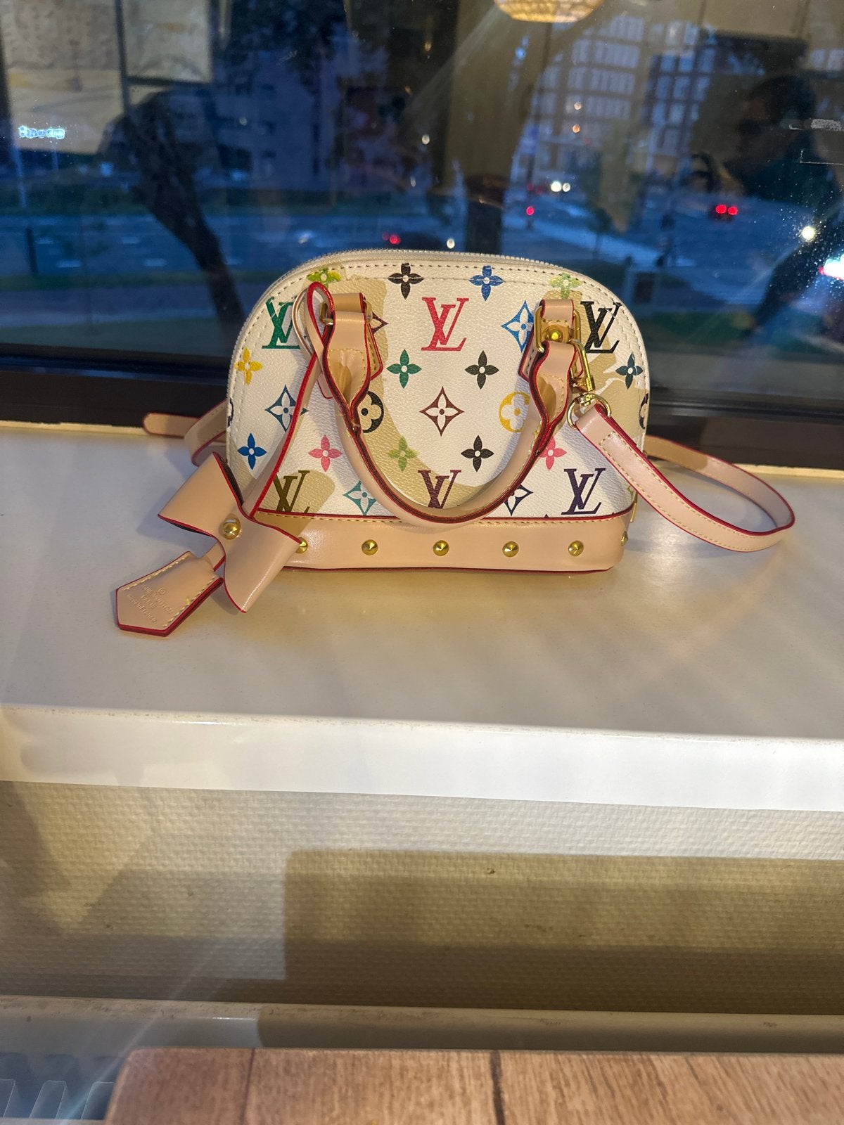 Louis Vuitton Alma BB Multicolor Handtas, Sieraden, Tassen en Uiterlijk, Tassen | Damestassen, Ophalen of Verzenden, Zo goed als nieuw