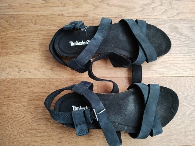 Z.g.a.n. Timberland zomerschoenen - maat 38, Blauw, Zo goed als nieuw, Timberland, Sandalen of Muiltjes