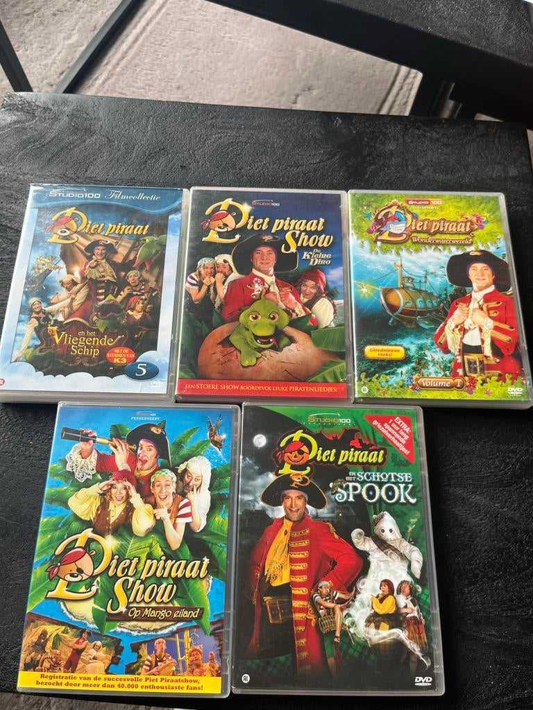 Piet Piraat DVD collectie - Diverse avonturen, Avontuur, Gebruikt, Alle leeftijden, Boxset