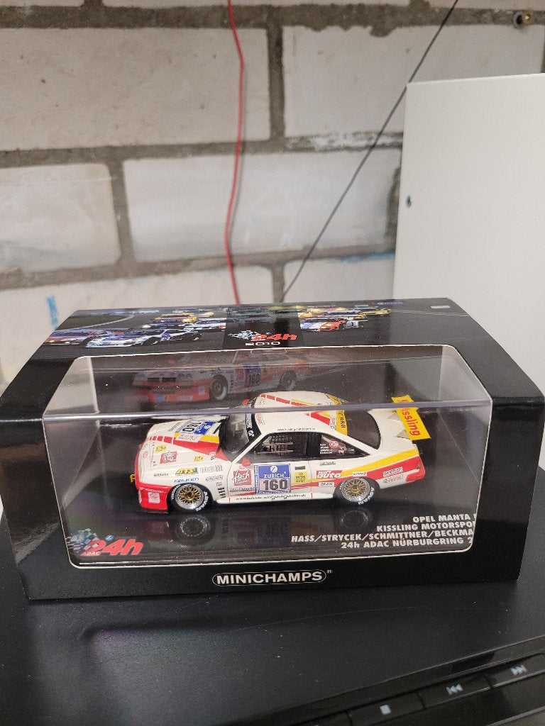 opel manta B kissling motorsport minichamps 1:43, Ophalen of Verzenden, Zo goed als nieuw, Auto, MiniChamps