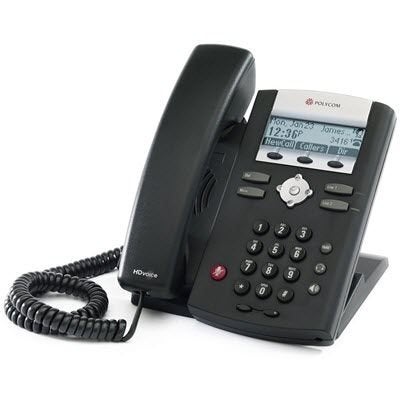 Polycom SoundPoint IP 335 HD 2 line VoIP telefoon, Ophalen of Verzenden, Gebruikt