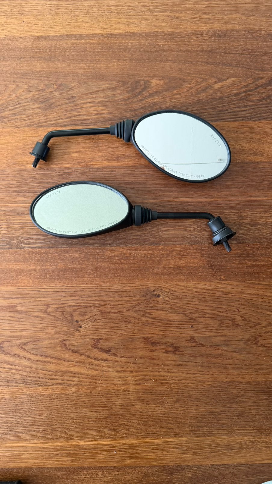 Piaggio Zip spiegel set, Fietsen en Brommers, Verzenden, Zo goed als nieuw