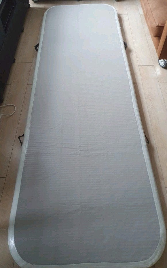 Airtrack met pomp, Kindermaat 122 t/m 140, Ophalen, Zo goed als nieuw, Materiaal