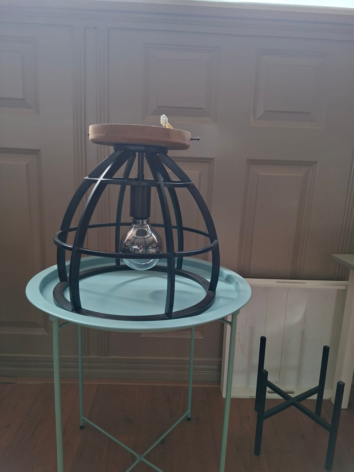 plafond lamp, Zwart, 34 cm, Zo goed als nieuw, 45 cm