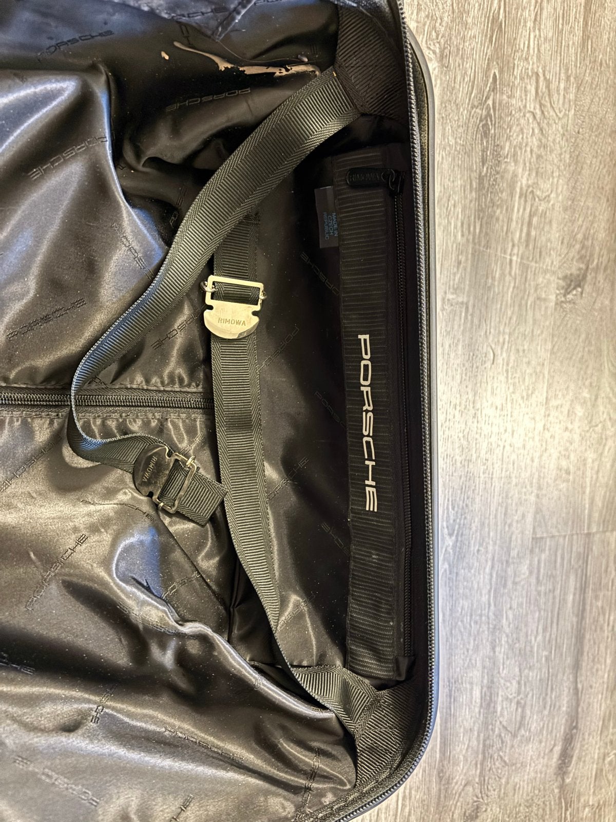 Porsche Rimowa Koffer - Hoogwaardige Reiskoffer, Gebruikt, 50 tot 60 cm, Hard kunststof, Slot