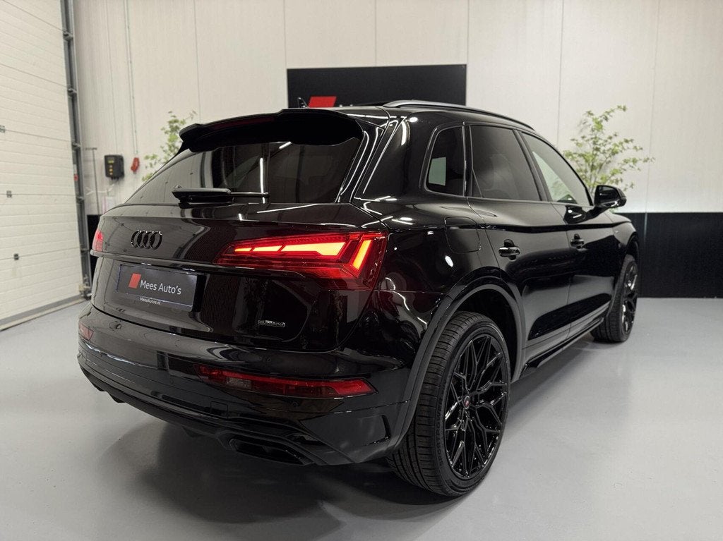 Audi Q5 50 TFSI e Quattro|S edition|Panorama|21"|CarPlay|, Auto's, Audi, Automaat, Gebruikt, 4 cilinders, Leder en Stof